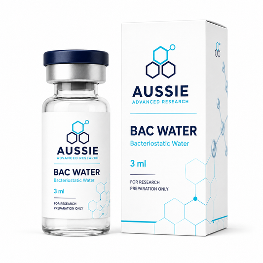 aussie bac water Bacteriostatic 30ml X2 Glass Vial BAC Water Pinnacle Research